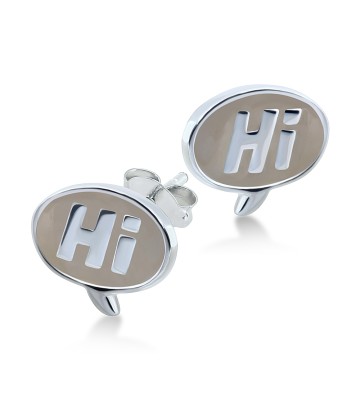 Kids Stud Earring Say Hi STE-356